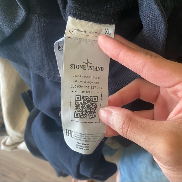 Navy Stone island Crewneck - Picture 6 of 10